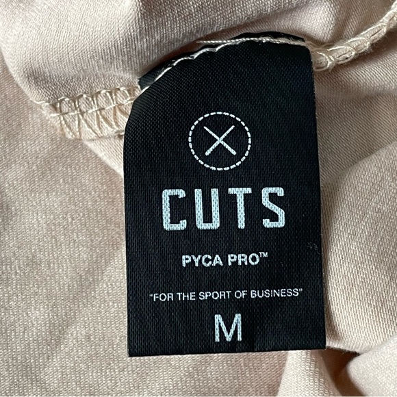 CUTS Tan Cotton Blend Stretch AO Long Sleeve Curve-Hem Tee - 35569 - Picture 13 of 14